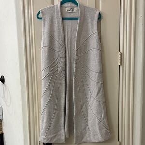 Anthropologie Gray Sleeveless Vest